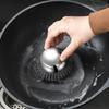 Многофункциональный набор губок из стальной ваты с 5 шт. проволочных насадок для легкой очистки кастрюль, сковородок и кухонной техники