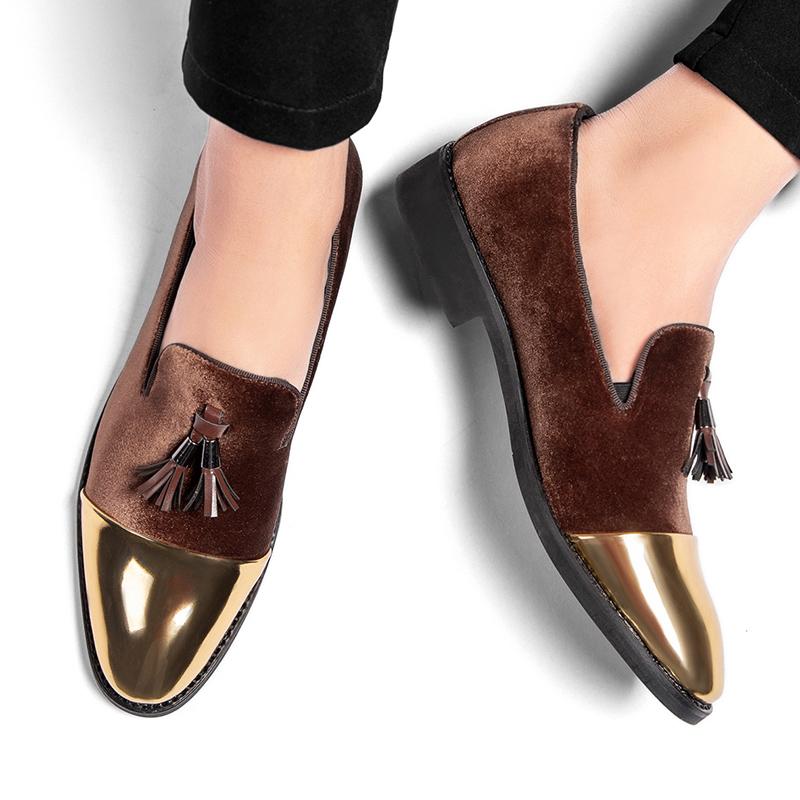 Дизайнерские бархатные лоферы с кисточками для мужчин, цвет пэчворк, свадебная вечеринка, платье, обувь для вождения, формальная обувь, zapatos hombre