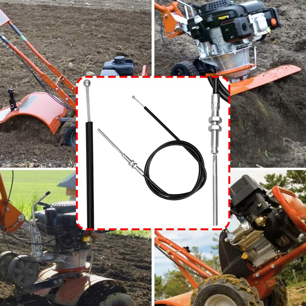 Запасной трос румпеля 53630 для 5055 5055c 7055 7055C 6015B 6015V 6065 ротационного культиватора Прочная металлическая конструкция