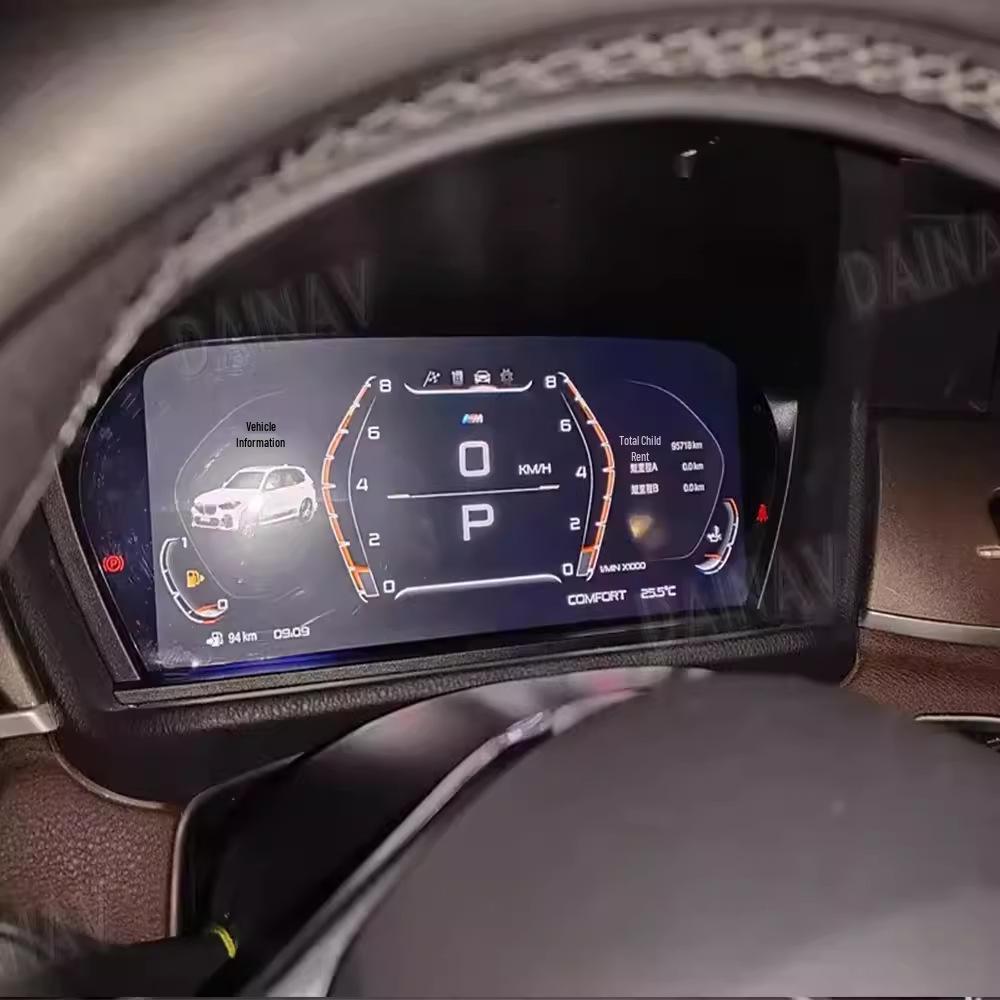 Compatible BMW 1, 2 Series, X1, X2 (2014-2022) Full LCD Instrument Panel Speedometer Upgrade.