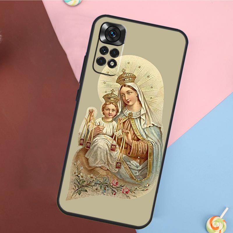 Безупречный чехол с изображением Девы Марии и Иисуса для Xiaomi Redmi Note 11 Pro 11S 8 9 12 10 Pro 10S 9S Redmi 9 10 12C 9C 10C Задняя крышка