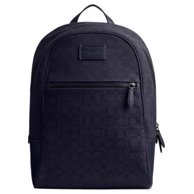 Рюкзак Theo 27 Classic Monogram из ткани Большой мужской рюкзак Полуночный синий CAK98-DWP