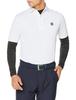 FootJoy Modern Classic Flower Icon Print Short Sleeve Shirt & Base Layer, White/Black, Men's Medium, 80440-M