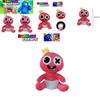 Мягкая плюшевая игрушка Roblox Rainbow Friends нежно-розового цвета, мягкая набивная кукла для обнимания, детский подарок