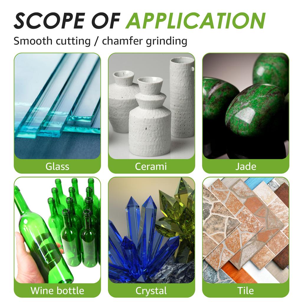 1/5 комплектов 22,23 мм диск для резки стекла, ультратонкое лезвие для резки алмазного мрамора, нефрита, хрусталя, винных бутылок, специальное лезвие для полировки и резки
