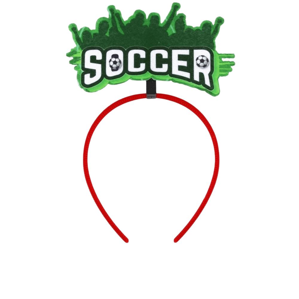 Charming Design Soccer Fan Headband Plastic Party Decoration Headband  Photo Props