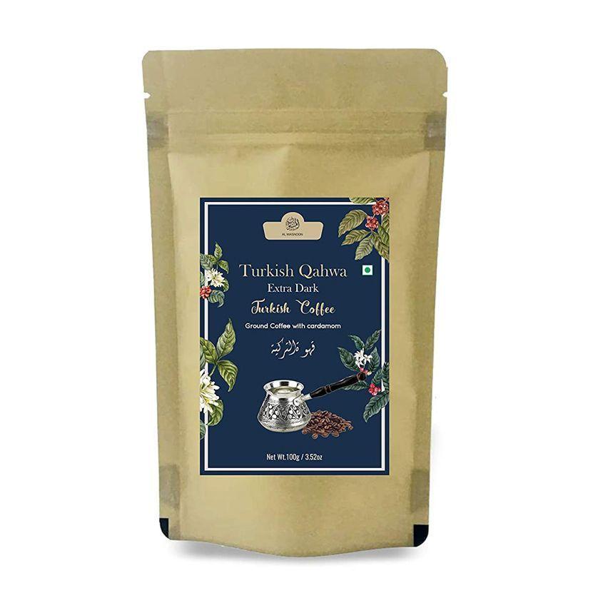 Turkish Coffee with Cardamom (100 G), Turkish Qahwa With Cardamom, AL MASNOON