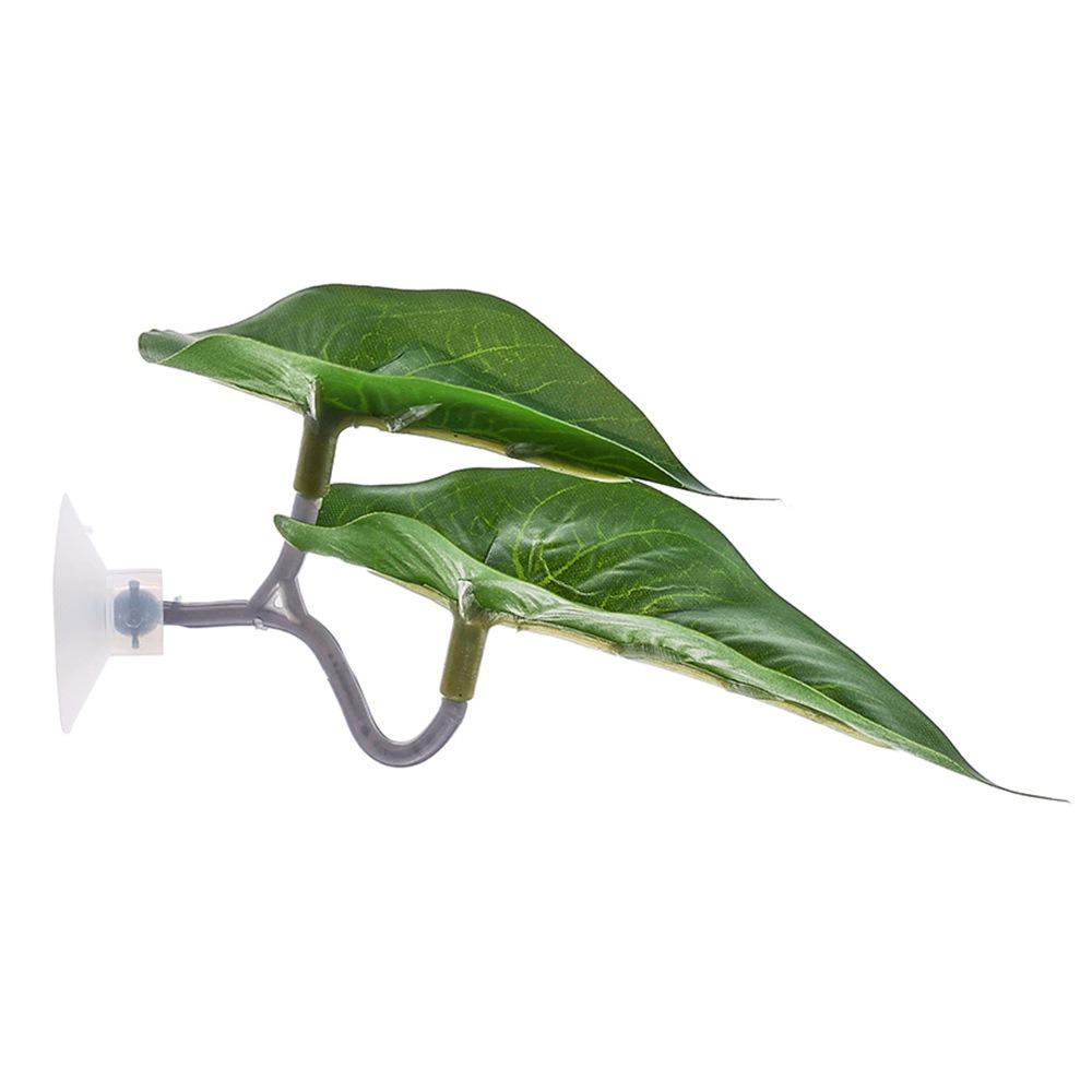Plastic Betta Fish Rest Leaf Simulated Lotus Leaves/Artificial Leaf Suction Cup Fish Spawning Ornamental Plant