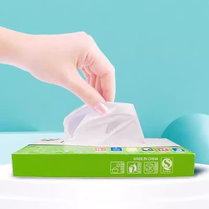 Одноразовые пищевые пластиковые перчатки ZISIZ