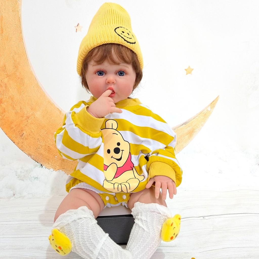 BZDOLL Reborn Baby Boy, игрушка-кукла с 3D краской, кожа с венами, мягкий силикон, 60 см, для детей, коллекция Bebe Artist