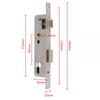 Stainless Steel Aluminum Door Lock Universal Frame Mortise Lock Safety Exterior Door Lock  Home
