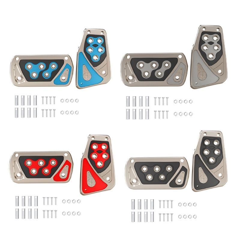 Универсальный противоскользящий чехол для педали акселератора, тормоза, автоматической коробки передач, нескользящий чехол для автомобильного аксессуара, подставки для ног, детали интерьера