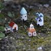 2/4Pcs Resin Horse Turtle Windmill Miniature Dollhouse Ornament Garden Decor