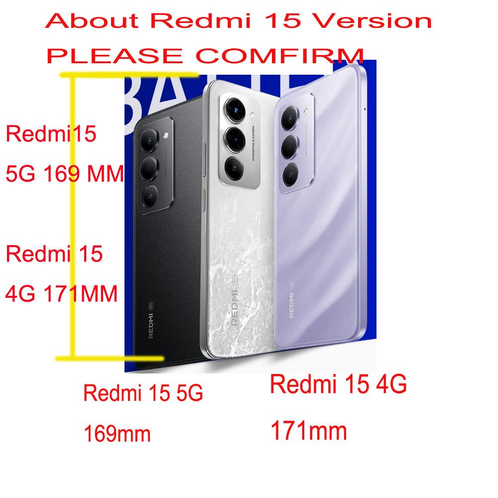Redmi 15 4G 171мм и 5G 169мм Роскошный кожаный чехол Ретро кошелек Книжка Флип Магнит Полная защита Для Xiaomi Redmi 15 4G/5G Чехлы для телефонов
