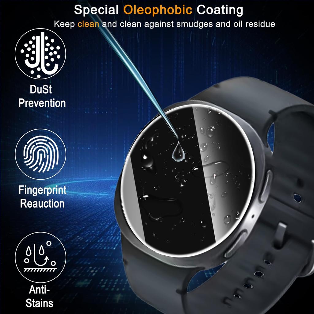 Закаленное Стекло Для Samsung Galaxy Watch 8/8 classic 44мм 40мм 46мм Аксессуары HD Гидравлическая Пленка Защитное Стекло для Экрана Galaxy watch8