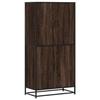 VidaXL Buffet haut chêne marron 68x35x139 cm bois d'ingénierie, armoire latérale, armoire de rangement haute, vitrine haute, 3300834