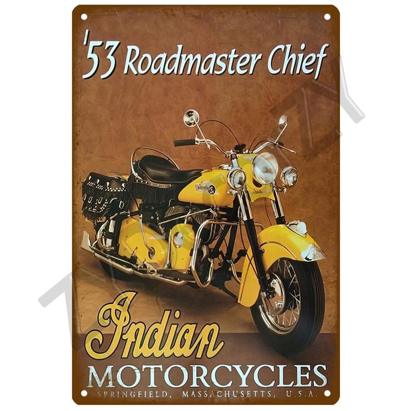 Индия Moto For The Garage Plaque Metal Sign Vintage Wall Poster Vintage Retro Room Home Industrial Hanging Decor Art Tin Sign