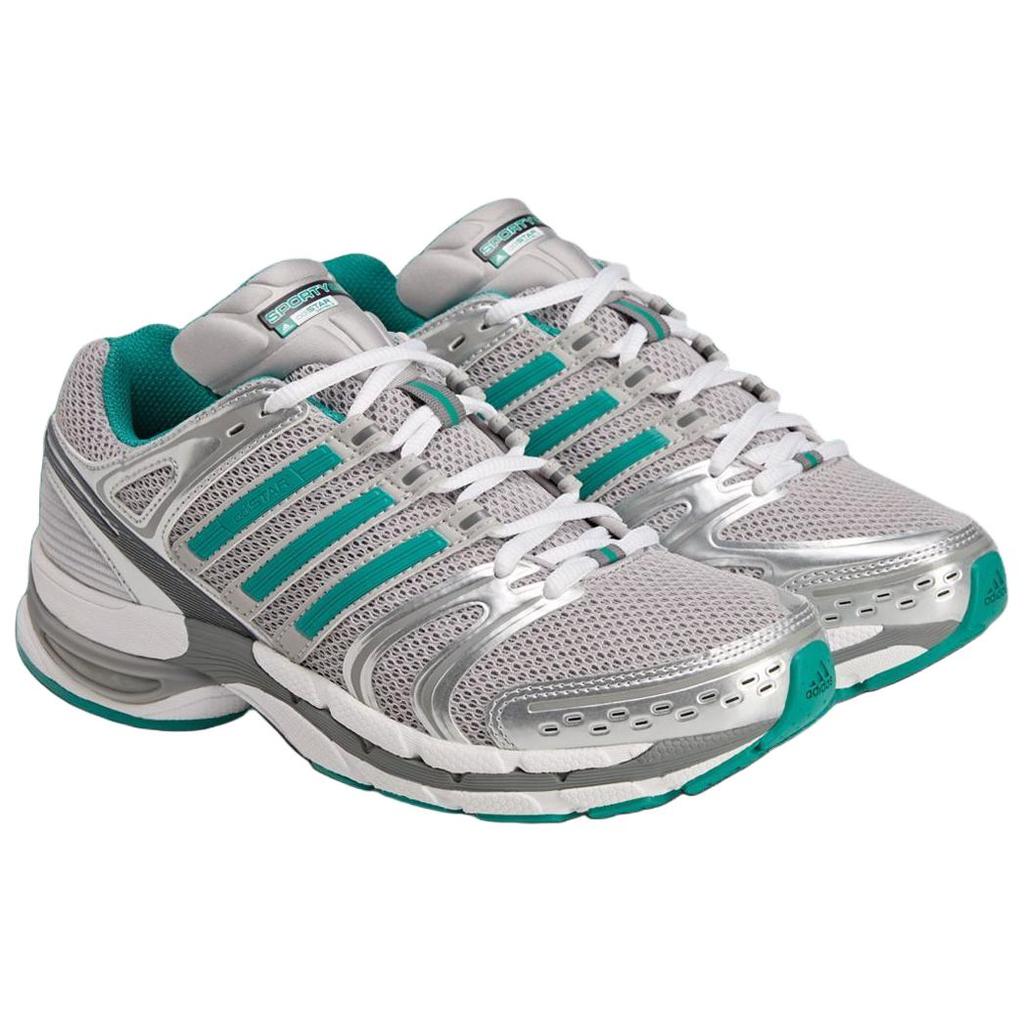 Спортивные и Богатые x adidas Adistar Control 5 Серебристый Чистый Бирюзовый Унисекс Кроссовки Серый-Два IH9708