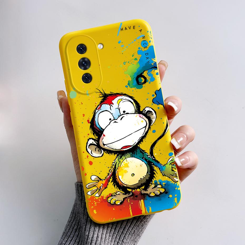 For Huawei Nova 10 Case Soft Silicone Stylish Painted Cover For Huawei Nova 10 Pro Bumper Back Coque Phone Case Nova10 Se Fundas