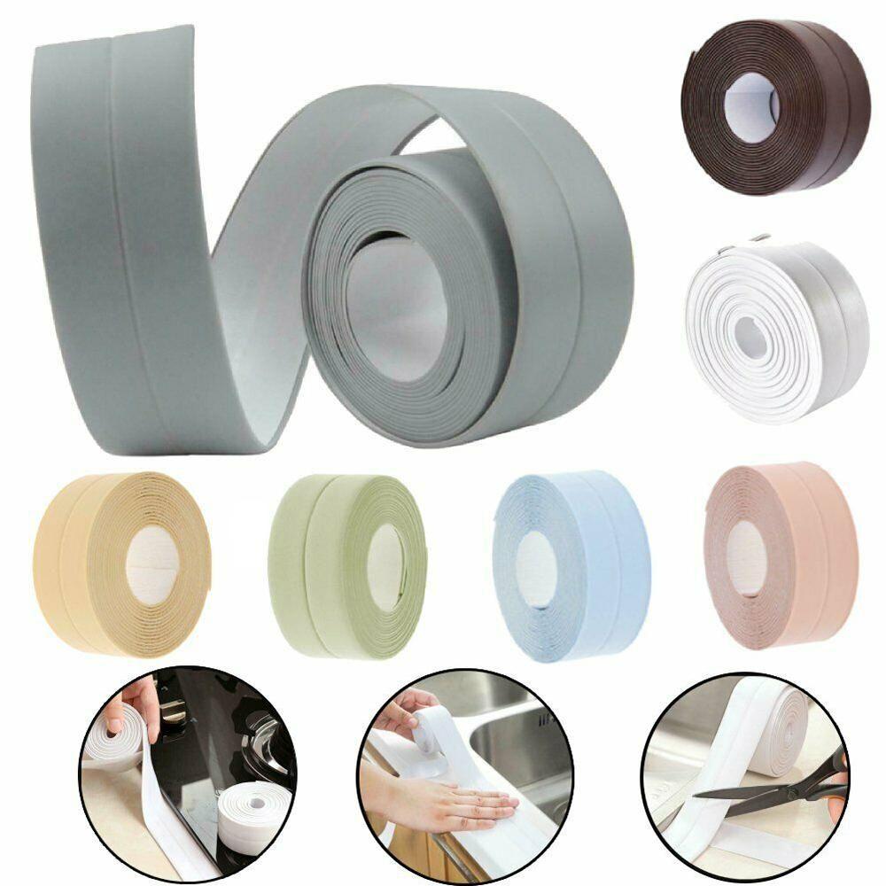 3.2m PVC Bathroom Sealant Tape Seal Strip Sink Edge Sealing Tape Wall Corner
