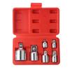 6-Piece CR-V Socket Adapter Set: 1/2" To 3/8" To 1/4" Ratchet Wrench Converters