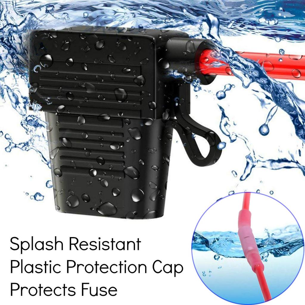 Kiligen 5pcs Inline ATC ATO Fuse Holder for Car 20A Waterproof 6pcs Medium