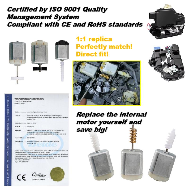 Door Lock Motor for Kia Picanto Forte drive paseenger side 12V 81310-1Y030 front rear left right side AZGIANT