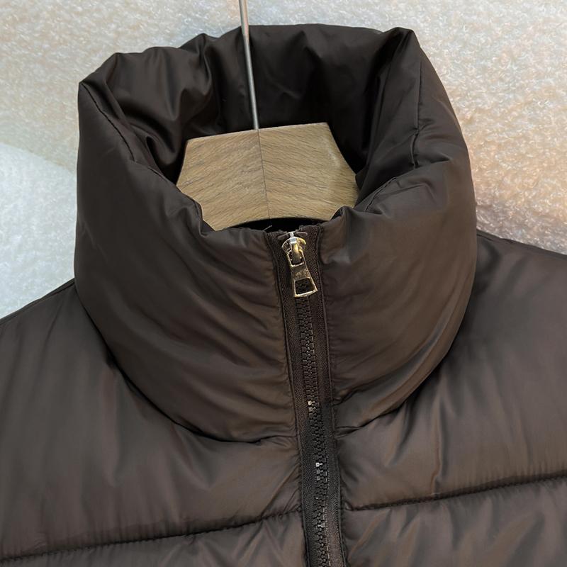 Модный зимний короткий теплый жилет женский верхняя одежда без рукавов парка повседневный толстый женский жакет