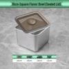 Ruhan Stainless Steel Square Deep Seasoning Pot