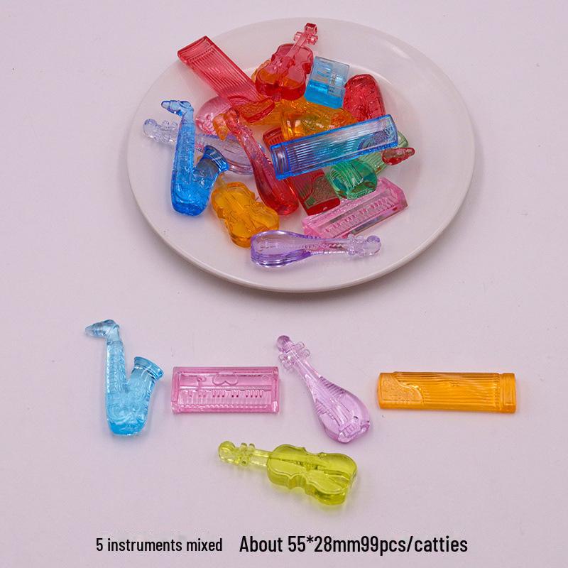 Kids' Gemstone Treasure Shell: Acrylic Diamond and Conch Archaeological Toy.