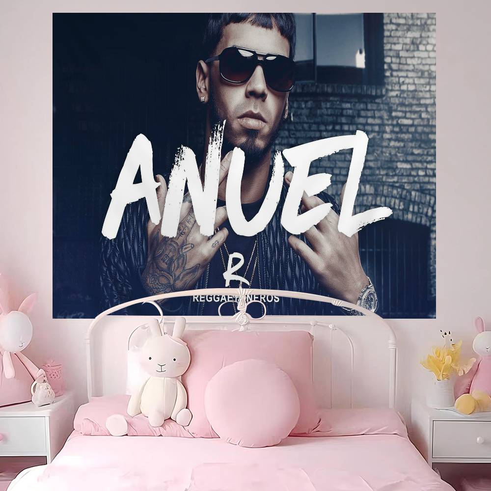 Rapper AAnuel AA Hippie Wall Hanging Tapestries for Living Room Home Dorm Decor Art Home Decor
