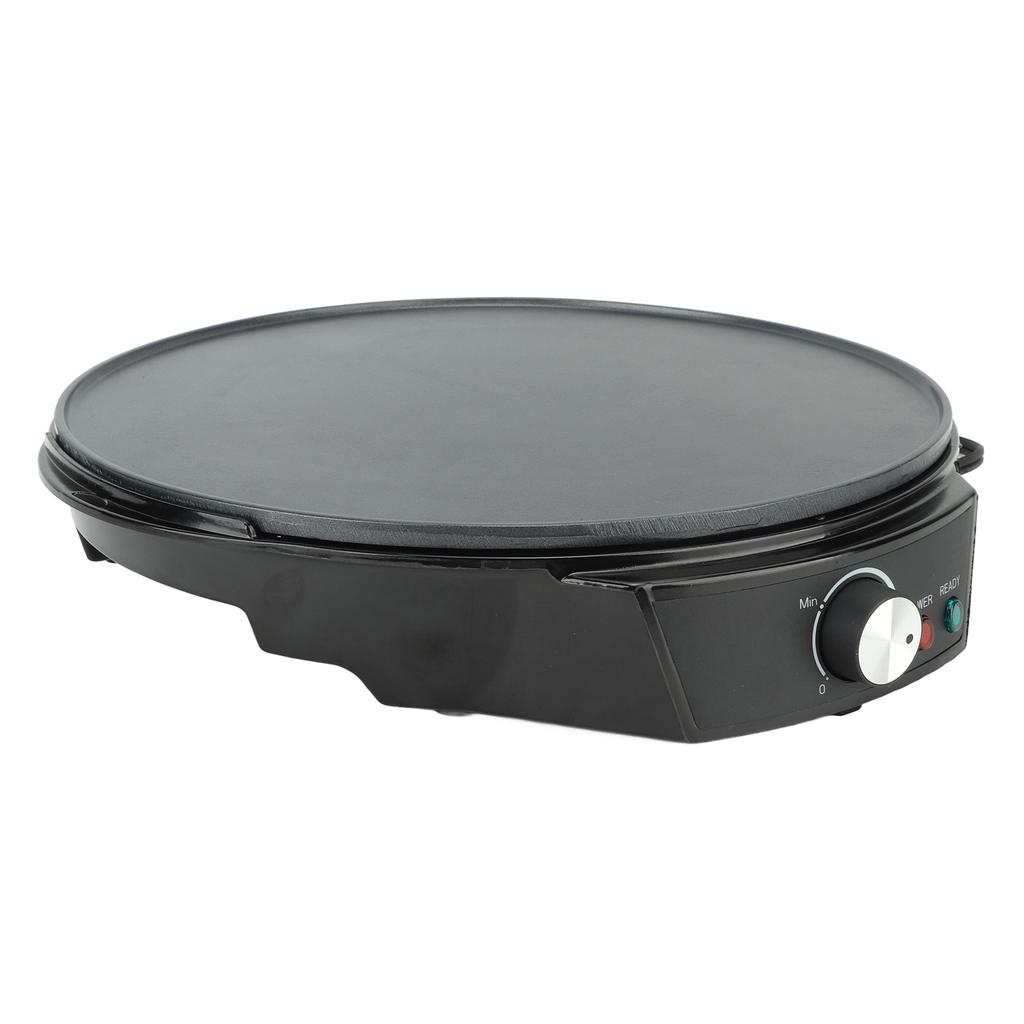900W Electric Crepe Maker Griddle 30cm Nonstick Grill Pan Adjustable Temperature Control With Tools