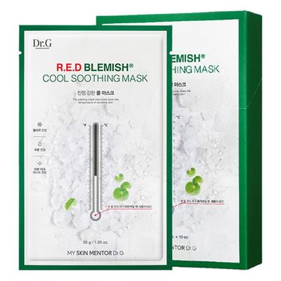 Маска-успокаивающая Dr.G Red Blemish Cool, 10 упаковок, 1 упаковка