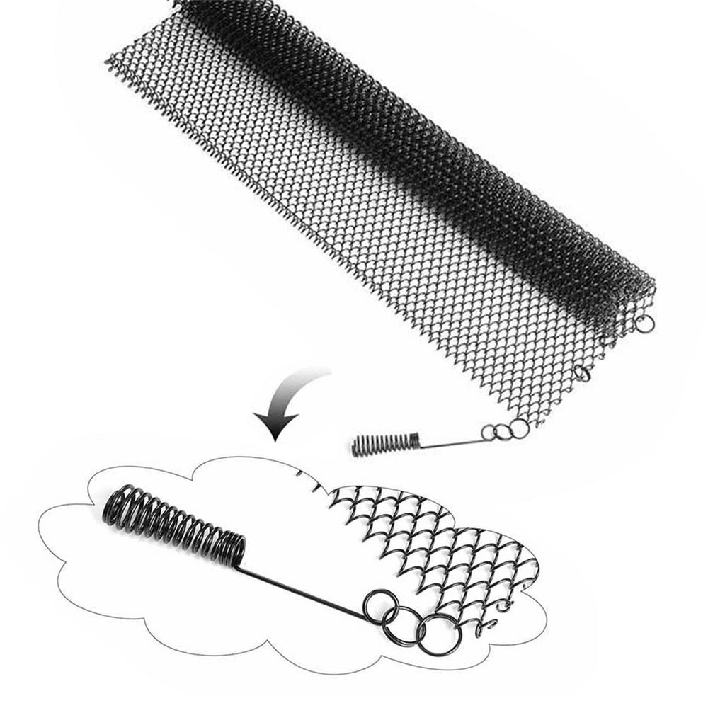 Комплект из 2 сеток-занавесок для камина, Сверхпрочная панель-искрогаситель для защиты камина и кострища