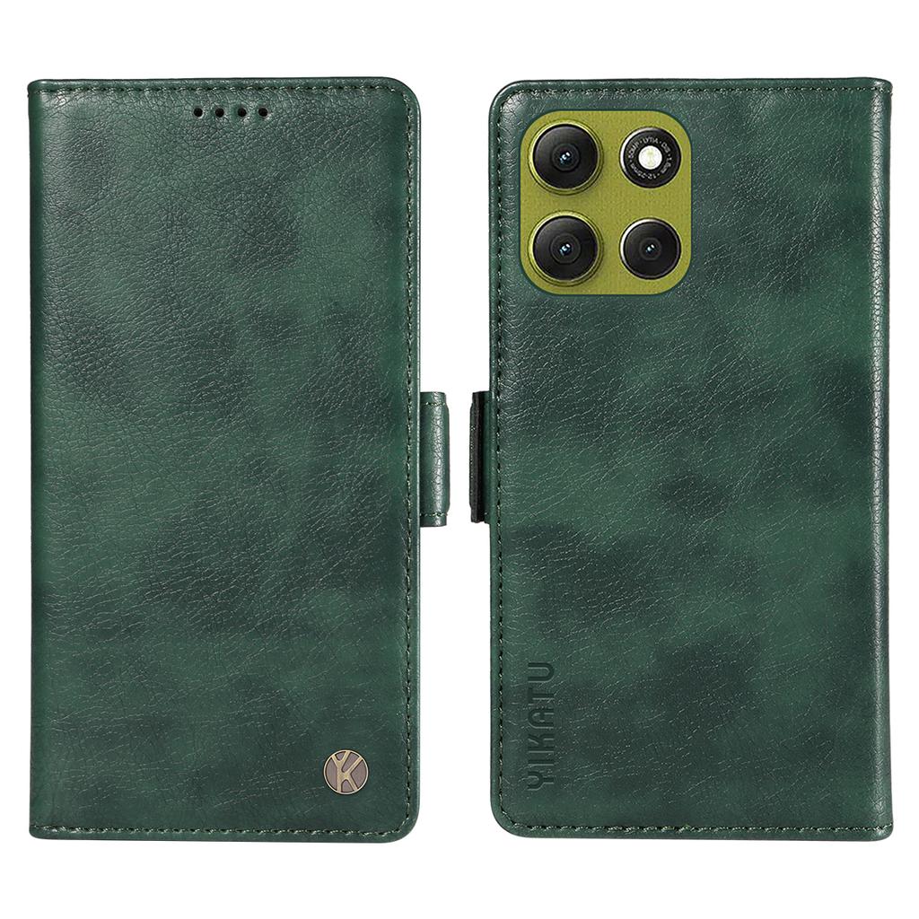 For Motorola Moto G86 5G Case YIKATU YK-007 Litchi Texture PU Leather Wallet Phone Cover