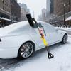 Car mounted snow removal shovel, three in one retractable snow brush, ice removal scraper, snow scraper