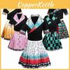 New And High-quality Demon Slayer Skirts Outfit For Halloween