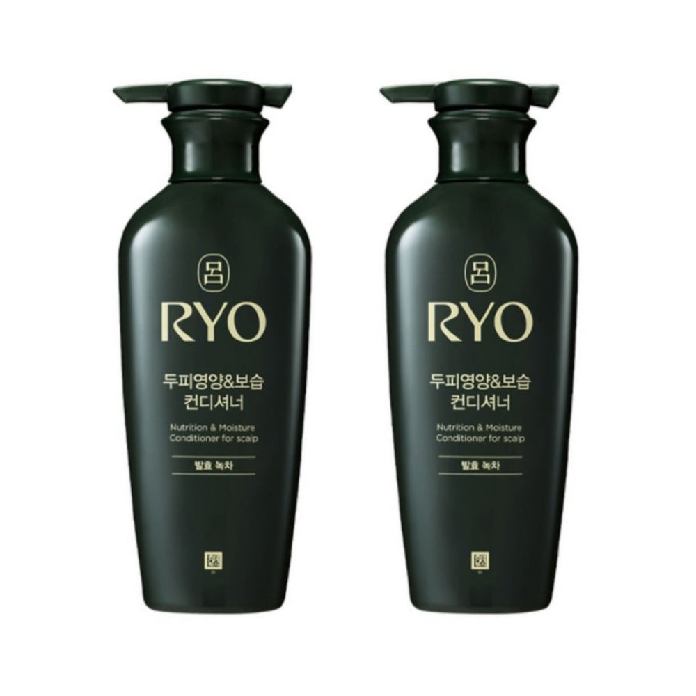 Ryo Nutrition & Shine Кондиционер для волос Ферментированный зеленый чай 400 мл*1 шт/2 шт