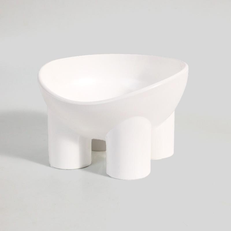 Cute Dog Cat Bowls Elevated High Foot Small Pets Neck Protector Food Water Bowl Anti-tip Pet Feeding Dessert Snack Dish Feeder