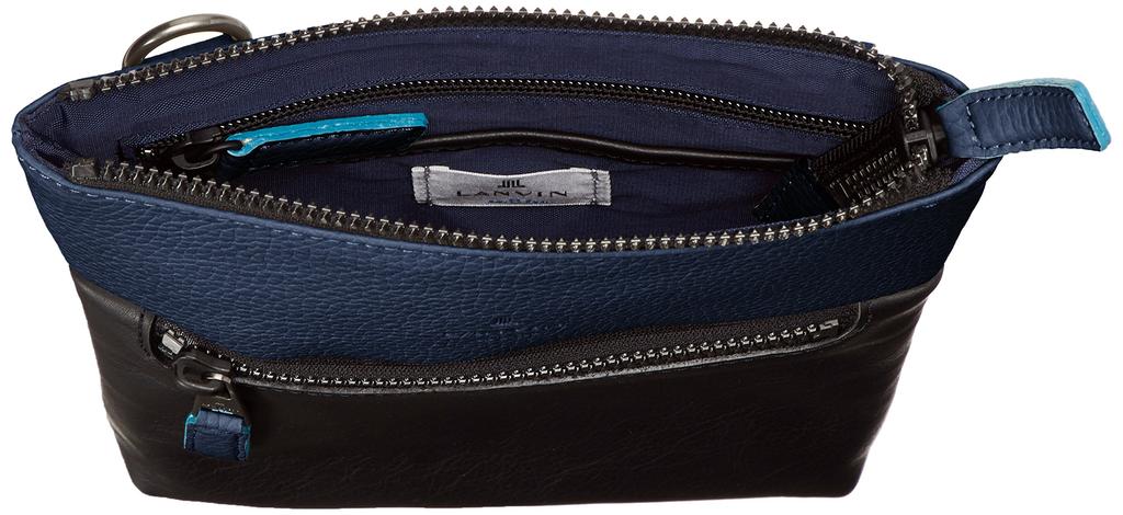 Сумка на плечо Lanvin en Bleu Felicita с вырезами на плечевом ремне, синяя, 574101