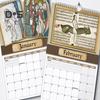 Календарь Medieval Dick Pics 2025 Prank Medieval Dick Wall Calendar Funny Penis Rude Calendar с иллюстрациями для друзей-энтузиастов истории