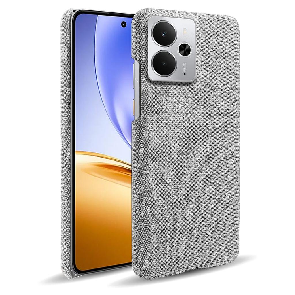 Для Realme 14 5G Чехол для телефона Тканевая текстура Защитный ПК Задняя крышка против царапин