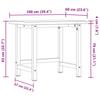Workbench 100x60x83 cm Solid Acacia Wood Rectangular