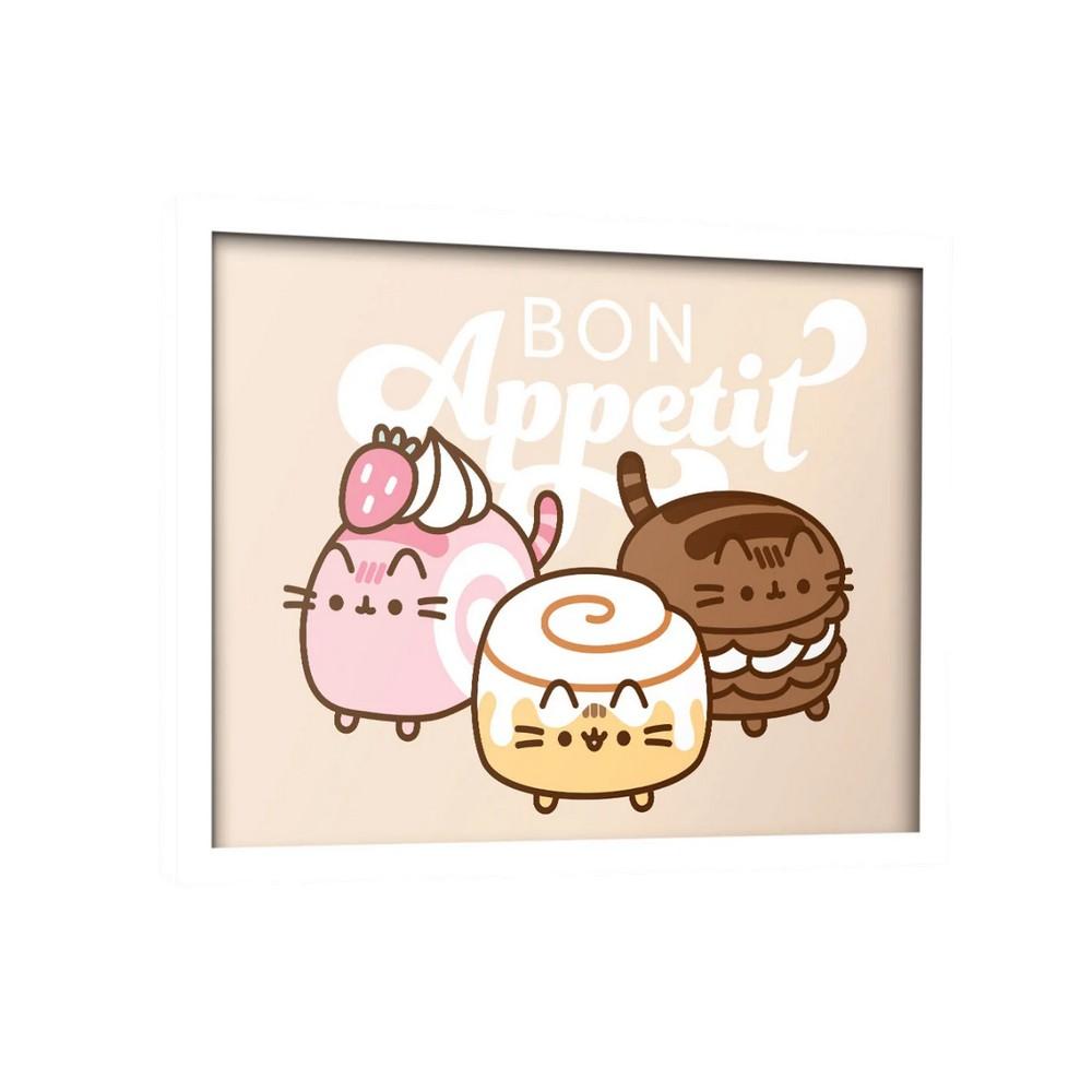 Pusheen Рамка с постером «Приятного аппетита»