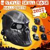 Airsoft Paintball Tactical Full Face Protection Skull Mask Safety CS War BB Game For Halloween