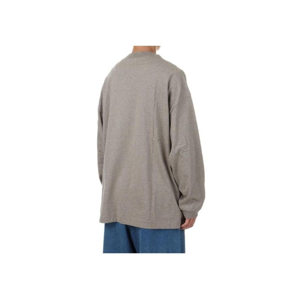 Fear of God Футболка Essentials с длинным рукавом, цвет серый, мужские топы 125SU244201F