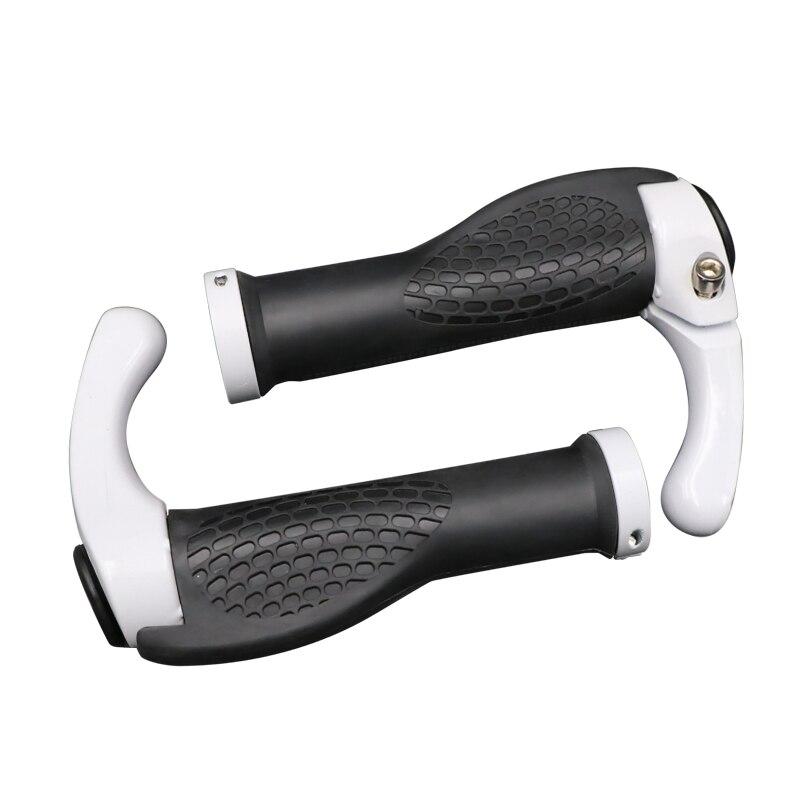 Велосипедные ручки Эргономичные интегрированные ручки для горного велосипеда Двусторонние фиксируемые ручки для руля Нескользящие резиновые велосипедные фиксирующиеся концы Части