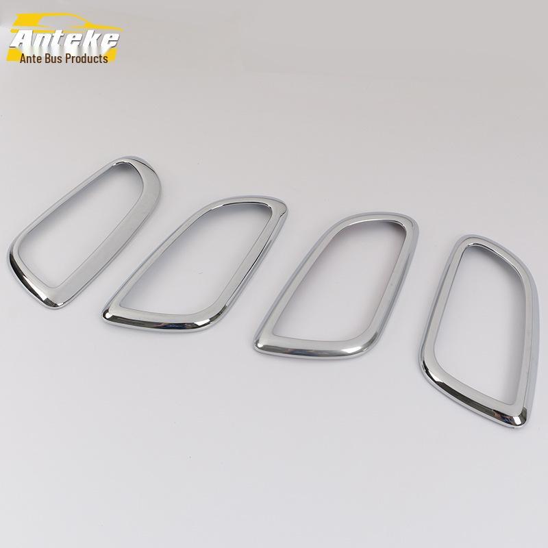 Dodge Journey 2010-2013 Interior Door Bowl Bright Ring Handle Decorative Frame Accessories