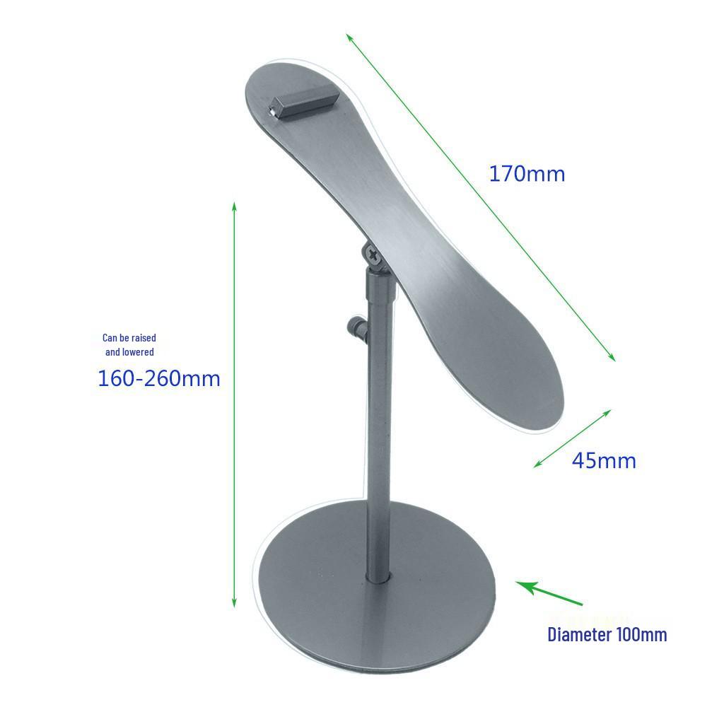 Стеллаж-подставка из нержавеющей стали для демонстрации обуви, в том числе для туфель на высоком каблуке