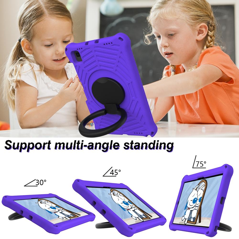 Samsung Galaxy Tab A7 10.4 Inch 2020 2022 SM-T500 SM-T503 SM-T505 SM-T509 Case EVA Kids Safe Pull Ring Shockproof Shoulder Strap Stand Tablet Cover